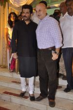 Anil Kapoor, Anupam Kher at Ramesh Deo_s 50th wedding anniversary in Isckon, Mumbai on 1st July 2013 (78).JPG